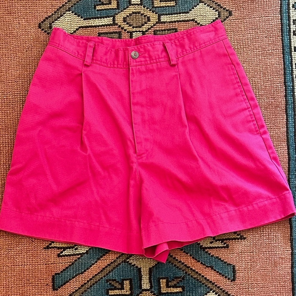Liz Claiborne Vintage High Waisted Hot Pink Barbie Shorts
